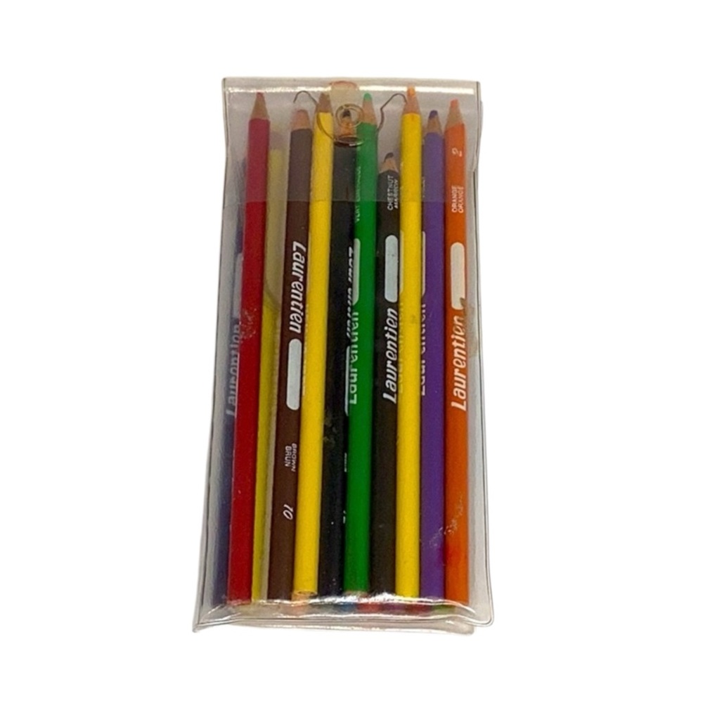🍄 Laurentien Assorted Used Pencil Crayons - 19pc.